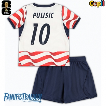 Statele Unite Christian Pulisic #10 Echipament de Fotbal Replică Mondial 2026 Copii Acasa (+ Șorturi)